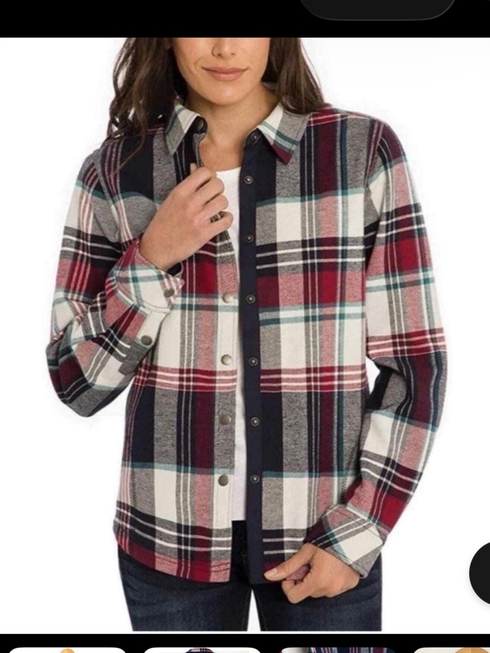 Orvis Fleeced Lined Flannel Pinnacle Shirt Jacket Shaket size large
